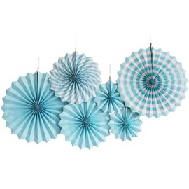 CHENLONB Paper Fan, Flower Decoration, Paper Fan, Party Decoration, Birthday, Wedding, Graduation, Party, Children's Day, Christmas Party, Room Decoration, Photo Background, Fan Combination, Large,