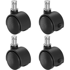 iTouchless Mobile Attachable Wheels for All Stainless Steel ONLY Rectangular and Round Shape Sensor Trash Cans and Open Top Trash Cans from 8 Gallon to 23 Gallon Models