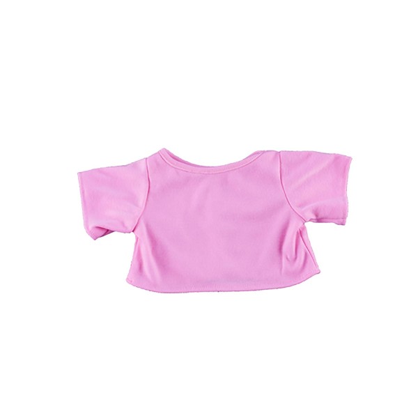 PINK T-SHIRT BY TEDDY MOUNTAIN FITS 8" 20CM BUILD A