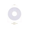 eMagTech 50Pcs PTFE White Spool Profile O-Ring Gasket For 6mm