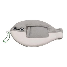 GUEDKIKL Cute Plush Kpop Photocard Holder, Cartoon Cardholder with Keychain ID Bank Credit Card Holder Protector Bus Card Pendant Keychain Photo Protective Sleeves