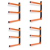 Ultrawall Wall Mount Wood Organizer and Lumber Storage Metal Rack