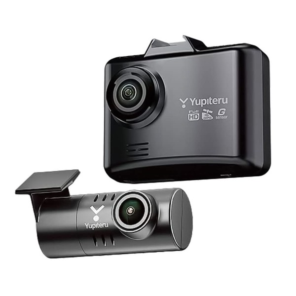Yupiteru DRY-TW8700d Dash Camera, Front and Rear 2 Cameras, 2
