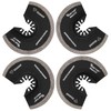 Vearter Diamond Oscillating Saw Blades 4PCS, 3-1/2'' Universal Multitool Blades