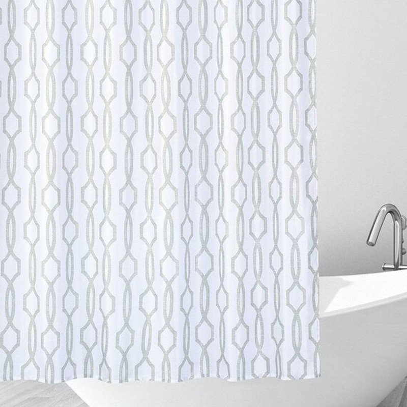 Nitori 7710701 Shower Curtain QE001 Short Length 53.1 x 59.1