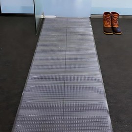 Bargain House Clear Heavy-Duty Vinyl Plastic Carpet Protector 100% Waterproof Carpet Floor Mat Protector Runner Guard Protector Sheet Home Office Hallway Kitchen Runner 27 Inches(2.231ft) Wide (5FT)