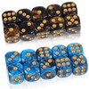 Trinkrittey 20 Pieces Dice Set D6 16 mm Acrylic Dice