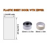 ROLLINGDOG Zip Door Dust Barrier - Plastic Door Cover for