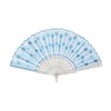 QIRMIZI 30 PACK Fabric Folding Handheld Fans, Perfect for Weddings,