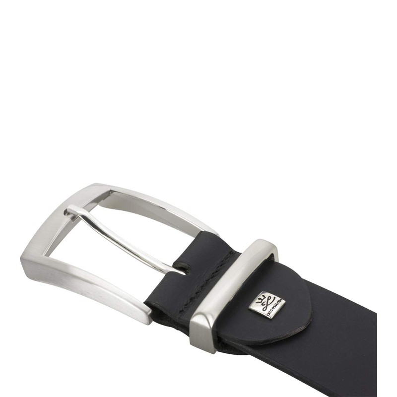 LINDENMANN Men's Leather Belt, Full Cowhide Leather, XXL, Buffalo Leather,