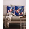 4th of July Throw Pillow Covers 18x18 Inch Set of