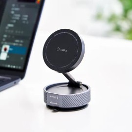 Kaple 더마운트 포터블 맥세이프 호환 거치대 차량용 초강력 진공 흡착형 핸드폰 마운트 Dermount Portable MagSafe Compatible Mount Strong Vacuum Suction Phone Mount for Car