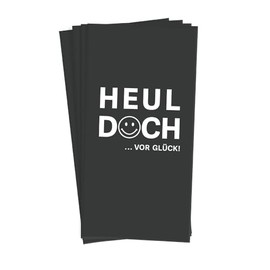 Graphic Workshop Handkerchiefs with Saying Gift Idea Pack of 10 Heul doch
