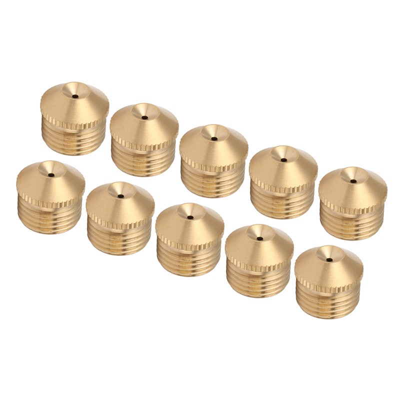 10pcs Brass Misting Nozzles Fog Sprinkler Head for Factory Site