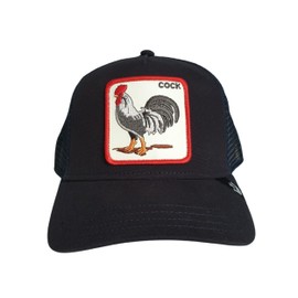 Goorin Bros. Rooster Hat Animal Farm Trucker Animal Hats COCK Rooster Indigo Blue