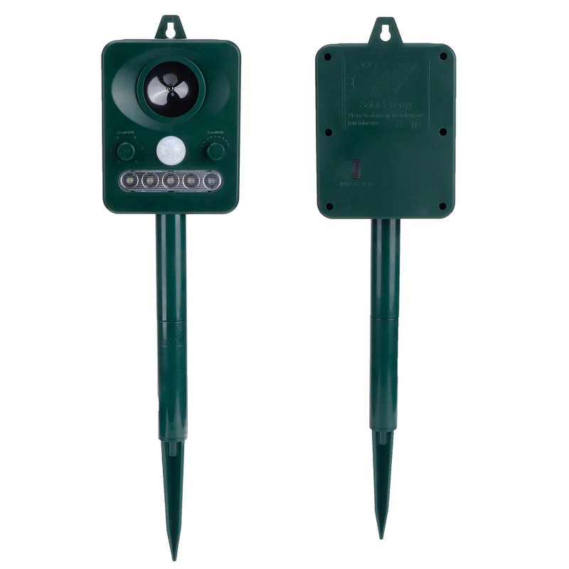Solar Bird Repellent Outdoor USB Ultrasonic Mouse Insect Repeller with