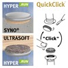 Wagner QuickClick® Chair Gliders Reversible Wool Felt + Plastic Silencer