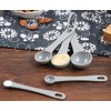 DOTINGHUX Measuring Spoons Set with Egg Separator 12-Piece,Gray
