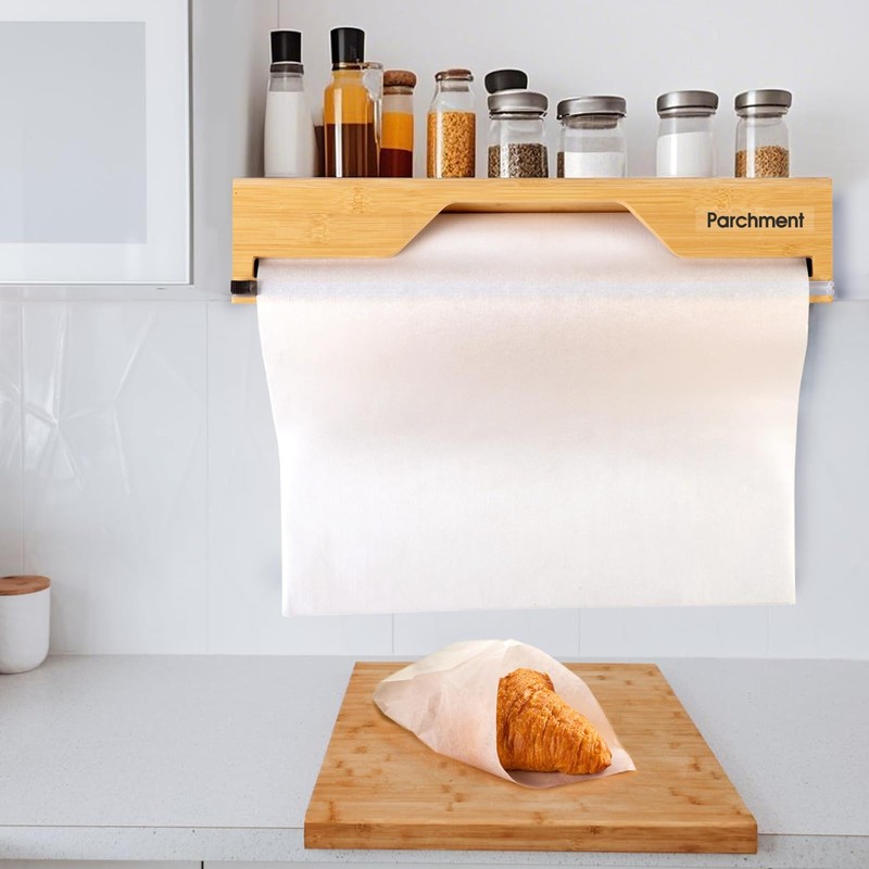 Libreshine 15 Inch Parchment Paper Dispenser with Cutter for Costco-Sized