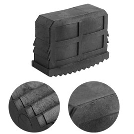 Ladder feet, rubber feet for ladders, ladders, rubber feet, foot caps black for ladders, 1 pair of rubber non-slip ladder foot cover, replacement stepladder, feet, foot mat, cushion, sole, black