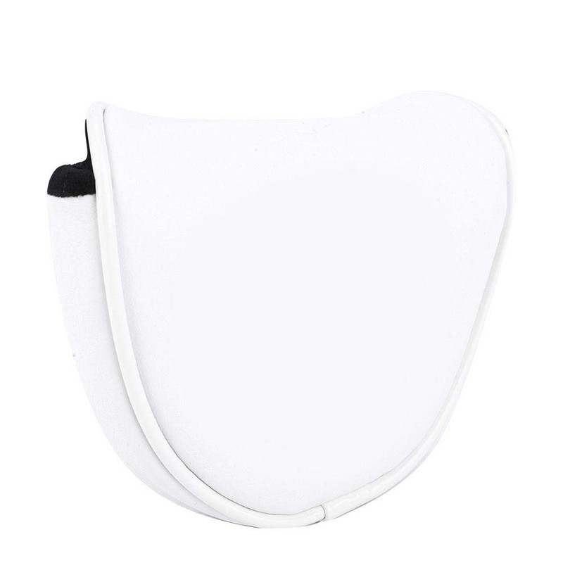 Golf Putter Head Cover Leather Half Mallet Golf Small Headcover