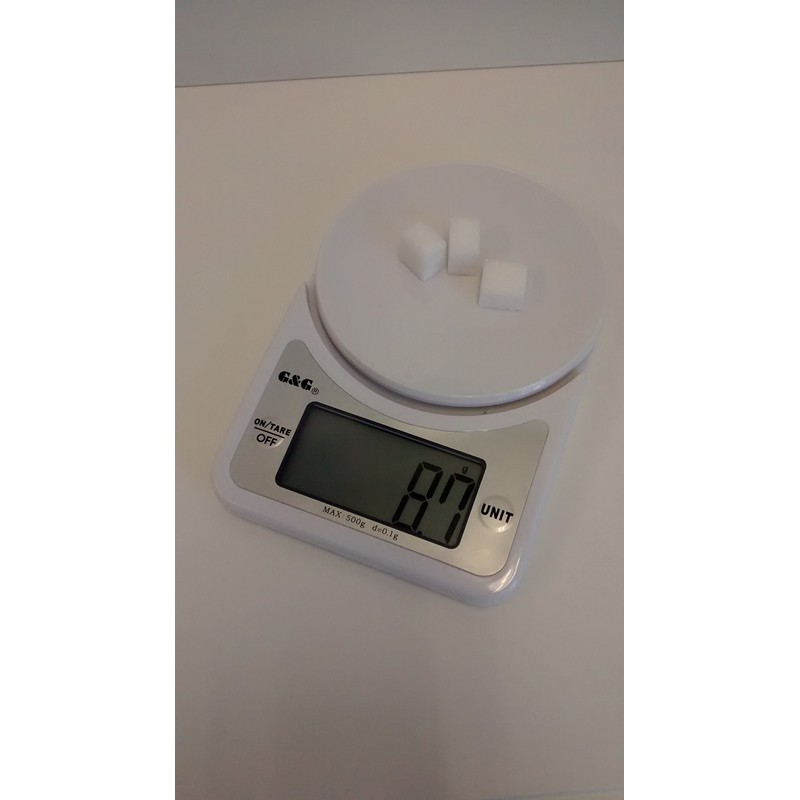 500g/0.1g KF Küchenwaage - Briefwaage Tischwaage Digitalwaage G&G