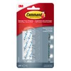 Command Round Cord Clips, Small, Clear, 4 Clips 5 Small