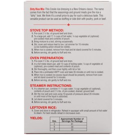 Zatarain's Dirty Rice Mix, 40 oz - One 40 Ounce Box of New Orleans Style Dirty Rice Mix with Premium Blend of Long Grain Rice, Vegetables and Cajun Spices