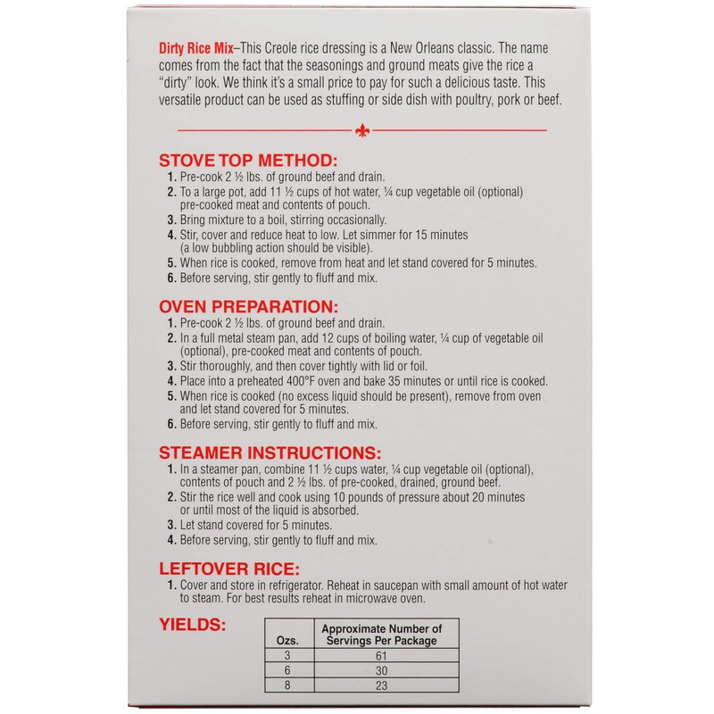 Zatarain's Dirty Rice Mix, 40 oz - One 40 Ounce