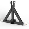 Tractor Attachments 3 Point 2" Receiver Trailer Hitch Drawbar Adapter