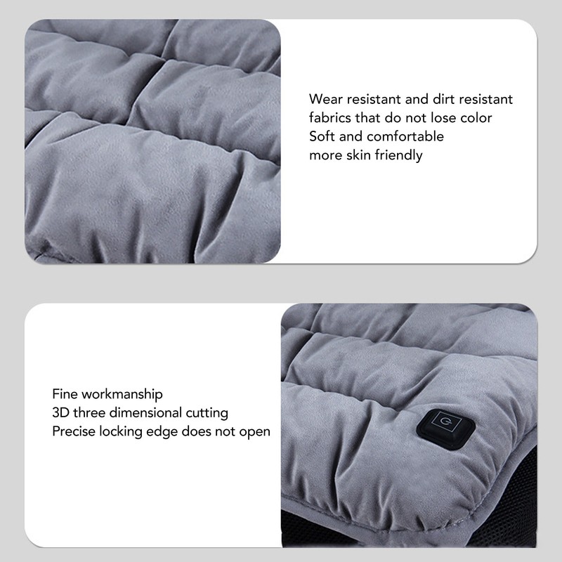 Heated Seat Cushion DC5V 2A 3 Levels Temperature Control Fast