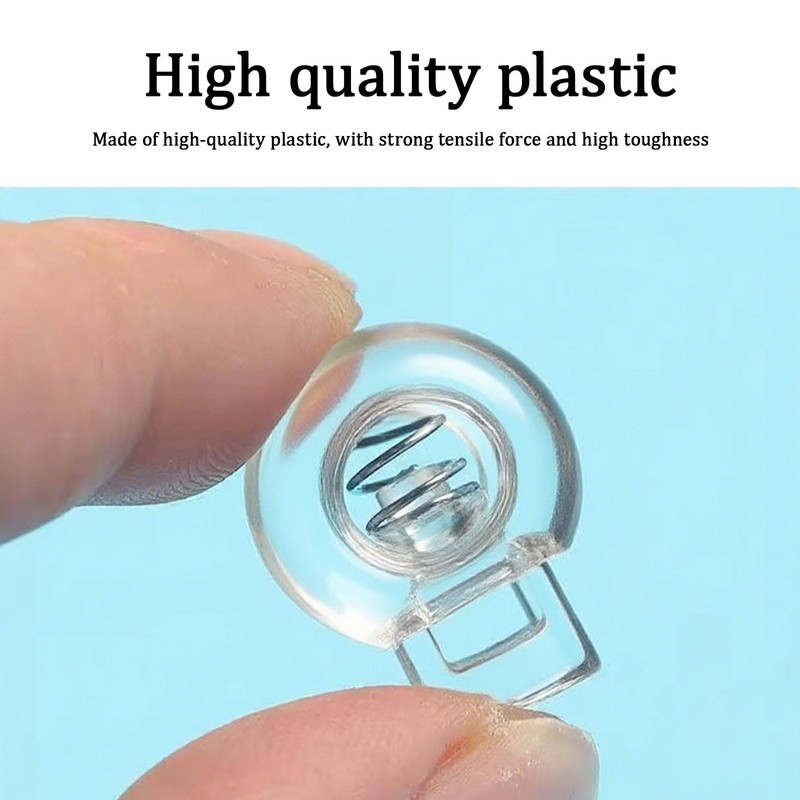 Nzexlyva 6 Pcs Toggles for Drawstrings, Plastic Cord Lock Stopper