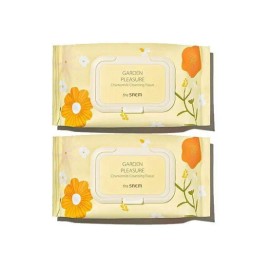 The Saem [The Saem][New Core Ulsan Branch The Saem] Garden Pleasure Chamomile Cleansing Tissue 1+1 100 sheets 2 / [더샘][뉴코아 울산점 더샘] 가든 플레져 캐모마일 클렌징 티슈 1+1 100매 2개