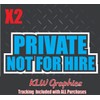 Private Not For Hire Light Blue Black White Full Color