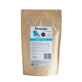 Teapigs Lemon & Ginger Herbal Loose Tea Made with Whole Leaves (1 Pack of 200g Loose Tea)