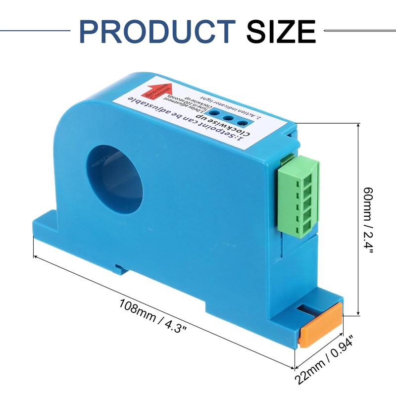 sourcing map Miniature Current Switch 8-35V 0-300A DC Current Sensing