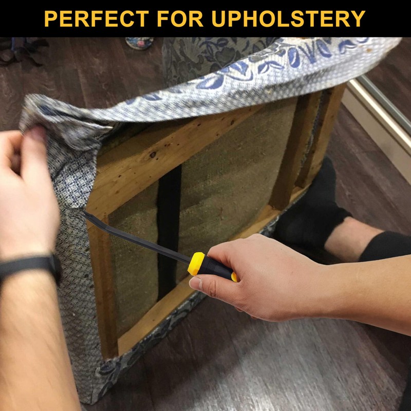 ALIMTEE Updated Upholstery Staple Remover, Staple Remover, Staple Puller,Tack Lifter