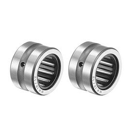 sourcing map Needle Bearing with Machined Rings NK Series NK12/12 Pack of 2, 12 mm x 19 mm x 12 mm, 6400 N Static Load 6050 N Dynamic Load 25000 rpm Limit Speed