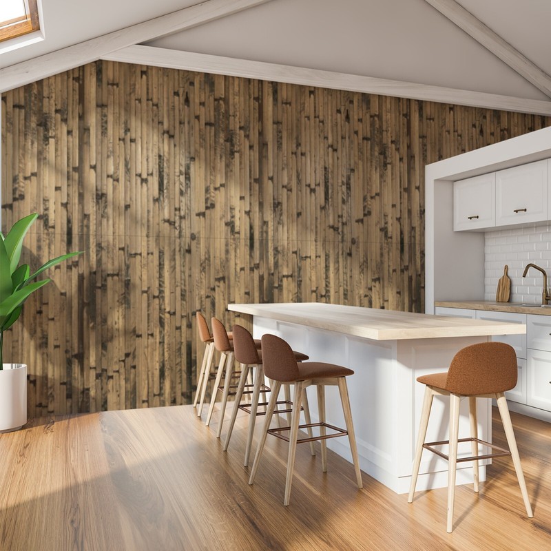 Art3d Bamboo Wall Panels for Interior Wall Decor48"H x 96"L