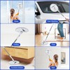 62 in Adjustable Wall Cleaner Mop 180° Rotatable Mops for