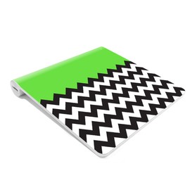 MightySkins Skin Compatible with Apple Magic Trackpad (Original) wrap Cover Sticker Skins Lime Chevron