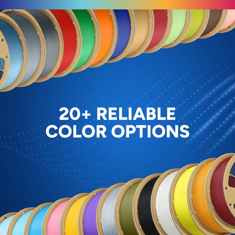 OVERTURE PLA Plus (PLA+) Filament 1.75mm, Stronger & More Durable,