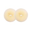 Kitjans Hair Donut Bun Maker, 2 PCS Medium (3 Inch/Beige)