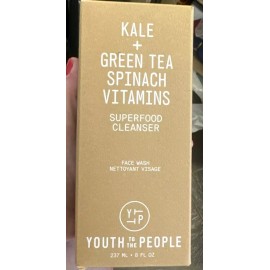YOUTH TO THE PEOPLE KALE  GREEN TEA SPINACH VITAMINS SUPERFOOD CLEANSER 8 OZ $39