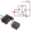 ESUPPORT Car Heavy Duty Relay Switch 12V 30A SPST 4Pin