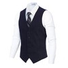 Gioberti - Chaleco de 5 botones para hombre, mezcla de