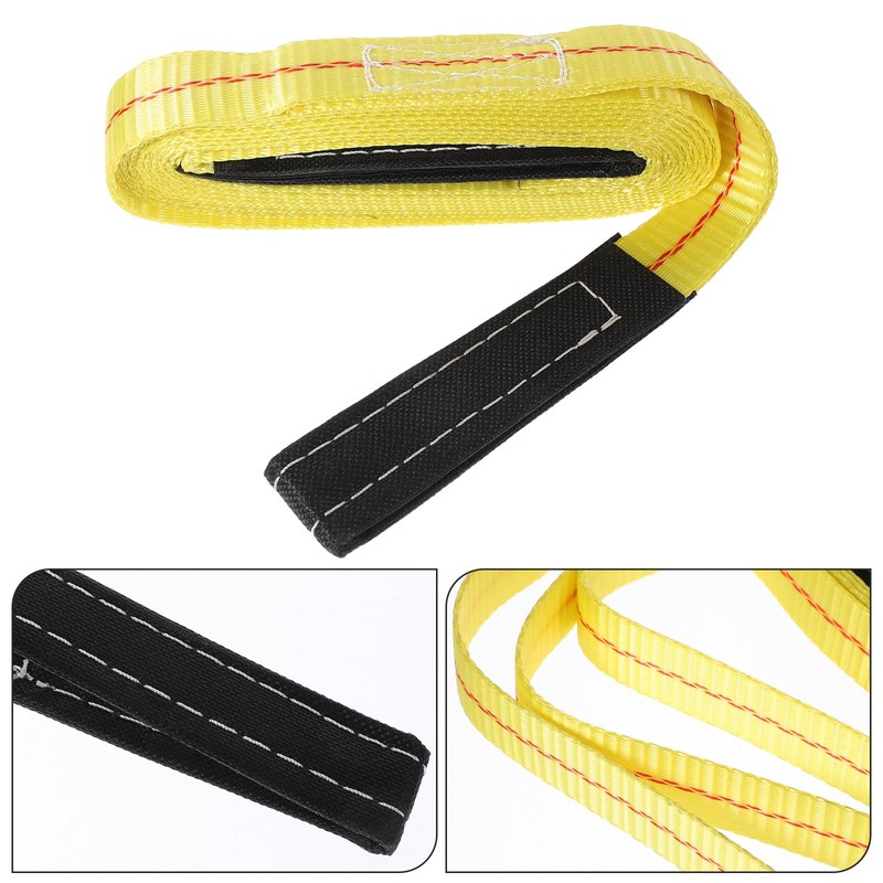 2pcs Webbing Lifting Sling Strap - Heavy Duty Lifting Straps