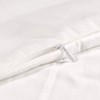Hoooottle Beauty Design Navy Blue and White Stripe Square Pillowcase