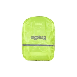 ergobag Waterproof Rain Cover for Backpack and School Bag with Reflectors and Elastic Band, Yellow - yellow, Rain cover