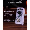 LEKATO Electric Guitar Bass Effect Pedal,Distortion/Pitch Box/Overdrive/Looper/Drummer/Noise Killer/Delay/Compressor Mini Pedal